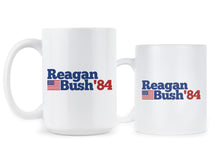Reagan Bush 84 Mug Ronald Reagan Mug George HW Bush Mug