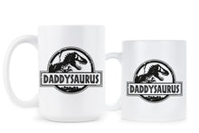 Daddysaurus Coffee Mug Daddy Saurus Cup Dad Dinosaur Gift Fathers Day