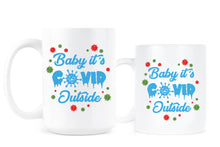 Baby Its Covid Outside Mug Quarantine Christmas Coffee Mug Funny Christmas 2020 Gifts