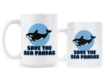 Save the Sea Pandas Killer Whale Coffee Mug Orca Mug