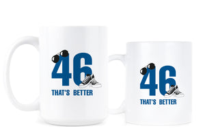 46 Thats Better 46 Biden Mug Biden Kamala Mug Aviators and Chucks