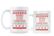 Merry Elfin Christmas Coffee Mug Elf Christmas Mug Funny Christmas Mugs