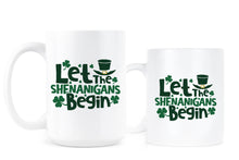 Let the Shenanigans Begin Mug Shenanigans Coffee Mug St Patrick’s Day Mugs
