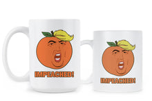 Impeached Mug Impeachment Mug Impeach Trump Peach Coffee Mug