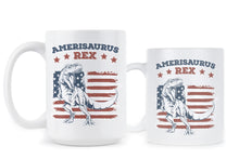 Amerisaurus Rex Coffee Mug 4th of July Dinosaur Funny Dinosaur Mug