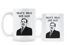 Thats What She Said Mug Michael Scott Coffee Mug That's What She Said Cup