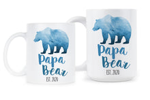 Papa Bear est 2020 Papa Bear Mug New Dad Mug Papa Bear Coffee Mug