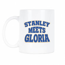 Stanley Meet Gloria Coffee Mug Blues Hockey Mug Gloria Meet Stanley Mug