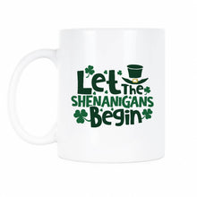 Let the Shenanigans Begin Mug Shenanigans Coffee Mug St Patrick’s Day Mugs