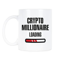 Crypto Millionaire Loading Mug Cryptocurrency Coffee Cup