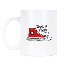 Chucks and Pearls Mug Kamala Harris Coffee Cup Chucks and Pearls 2021