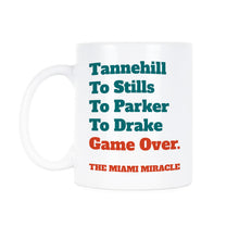 Miami Miracle Mug Dolphins Football Mug Miami Miracle