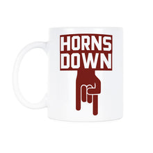 Horns Down Mug Horns Down Oklahoma Horns Down Texas