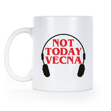 Not Today Vecna Mug With Headphones Coffee Cup