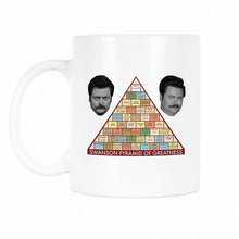 Swanson Pyramid of Greatness Mug Ron Swanson Coffee Mug