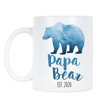 Papa Bear est 2020 Papa Bear Mug New Dad Mug Papa Bear Coffee Mug