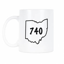 Joe Burrow 740 Joe Burrow Mug Ohio Area Code Coffee Mug