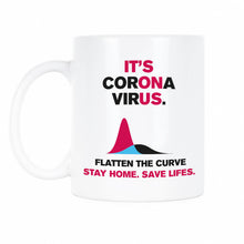 Flatten The Curve Mug Coronavirus Mug Social Distancing Coffee Mug Stay Home Save Lives