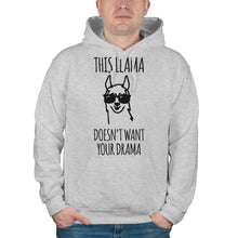 Funny Llama Hoodies This Llama Doesnt Want Your Drama Hoodie