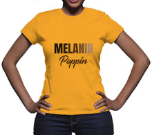 Melanin Poppin Tshirt Black Girl Magic Shirt