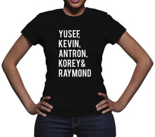 Central Park Five Tshirt Yusef Kevin Antron Korey Raymond Central Park 5 Shirt