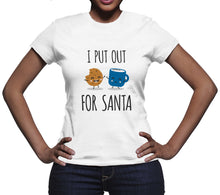 I Put Out For Santa Tshirt Adult Humor Christmas Shirt Naughty Santa Shirt
