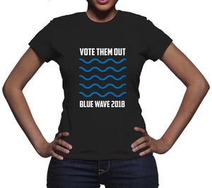 Blue Wave 2018 T Shirt Vote Them Out T Shirt