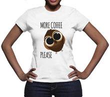 Funny Owl Shirt More Coffee Please Owls Cute Owl T-Shirt