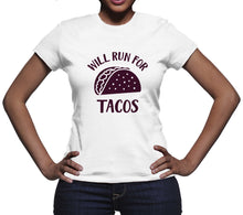 Will Run For Tacos Shirt Taco Lover Shirt