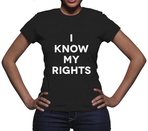 Kaepernick Shirt I Know My Rights T-Shirt Black Lives Matter BLM Tee