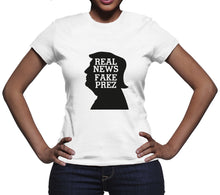 Real News Fake President Shirt Anti Donald Trump Tshirt Clothing