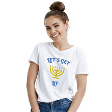 Funny Hanukkah Holiday Shirts Lets Get Lit Hanukkah Shirt Chanukah Shirt