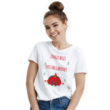Funny Christmas T Shirts Jingle Bells Zinfandel Pass The Cabernet Wine Tshirts