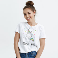 Unicorn Shirt Unicorns I Do What I Want T-Shirt Sassy Unicorn Lover Gift Tee