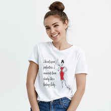 I Do Not Spew Profanities Shirt Like a Fucking Lady T-Shirt Funny Sassy Tee