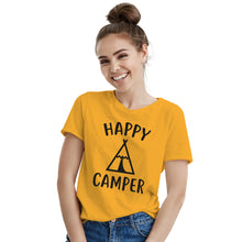 Happy Camper Tshirt Cute Camping Shirts