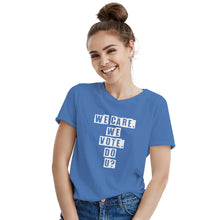 We Care We Vote Do U Shirt Vote Blue Tshirt Democrat Tshirt