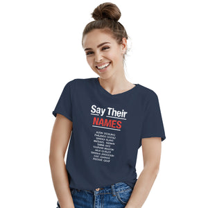 Say Their Names Black Lives Matter T-Shirt Civil Rights Shirts