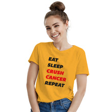 Eat Sleep Crush Cancer Repeat Shirt Fck Cancer Shirt