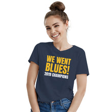 We Went Blues Tshirt Funny Blues Hockey Shirt