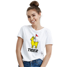 Tiger Goat T Shirt Green Tiger Goat Masters Shirt