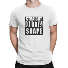 Straight Outta Shape Shirt Out of Shape T Shirt Funny Gym Shirts With Sayings