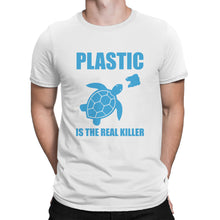 Plastic is the Real Killer Tshirt Protect Our Oceans Tee Shirt Save The Turtles Shirt