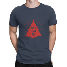 Let's Get Lit Funny Christmas Drinking T-Shirt Lets Get Lit Christmas Shirt