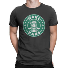 Wake and Bake Shirt Funny Stoner Shirts Weed and Coffee Pothead Shirt Starbuds