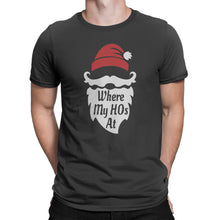 Where My Ho's At Santa Claus Shirt Funny Christmas T Shirts