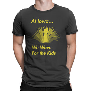 Iowa Hawkeyes Shirt Iowa WAVE T-Shirt Iowa Football Wave For The Kids Tee