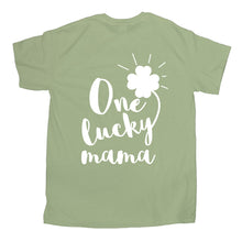 St Patricks Day Lucky Mama T-Shirt One Lucky Mama Shirt St Paddys Tee for Mom Mother Gift