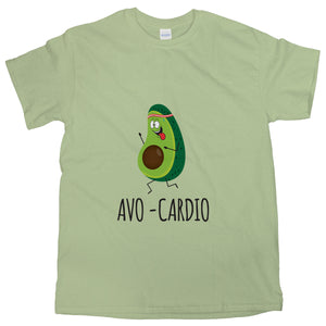 Avocado T-Shirt Avo Cardio Shirt Cute Avocado Lover TShirt Funny Avo-Cardio Gift