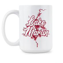 Lake Martin Alabama Mugs for Alabama Fans Alabama Coffee Mugs